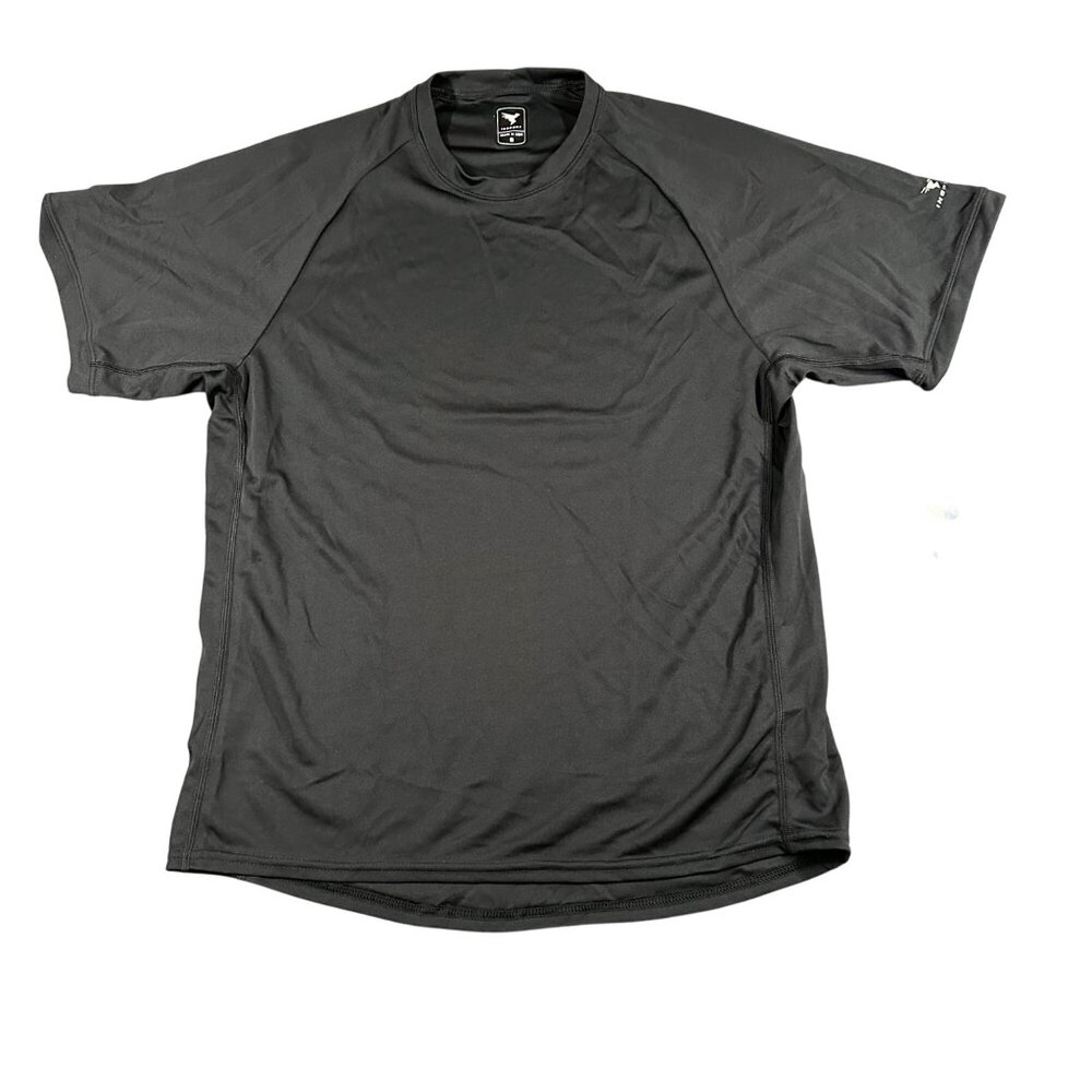 In Sport Shirt Mens Small Black Short Sleeve J741 Drysport Training Tee‎ NWT